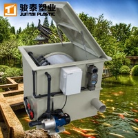 Filtre à tambour en PP SS304, 10m³/h, pour la filtration des bassins à carpes koï - Ventes flash