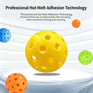 SonicSpeed Professional Grade Pickleballs With Optic Yellow Easy-To-See For School Physical Education Value 24 Pack <b>Net</b> <b>Bag</b> - Product Image 2