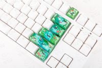 OEM ODM Handmade Koi Fish Artisan Keycap Custom Mechanical Keyboard Keycaps