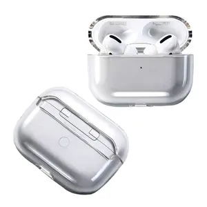 Qipeng coque transparente en TPU pour Airpods Pro 2 housse anti-chute housses de protection transparentes pour Airpods 3 housse