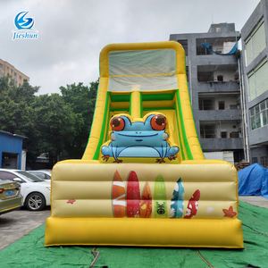 <span class=keywords><strong>Precio</strong></span> de fábrica, tobogán inflable <span class=keywords><strong>gigante</strong></span> de rana de color amarillo comercial, tobogán inflable para niños a la venta - Product Image 3