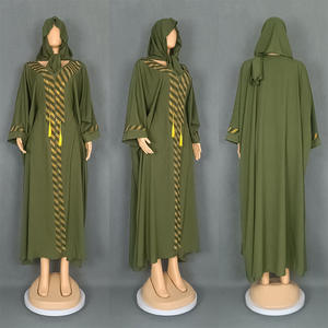 Nuovo Abito Modesto con Bellissimo Ricamo e Sciarpa per Donna - Product Image 6