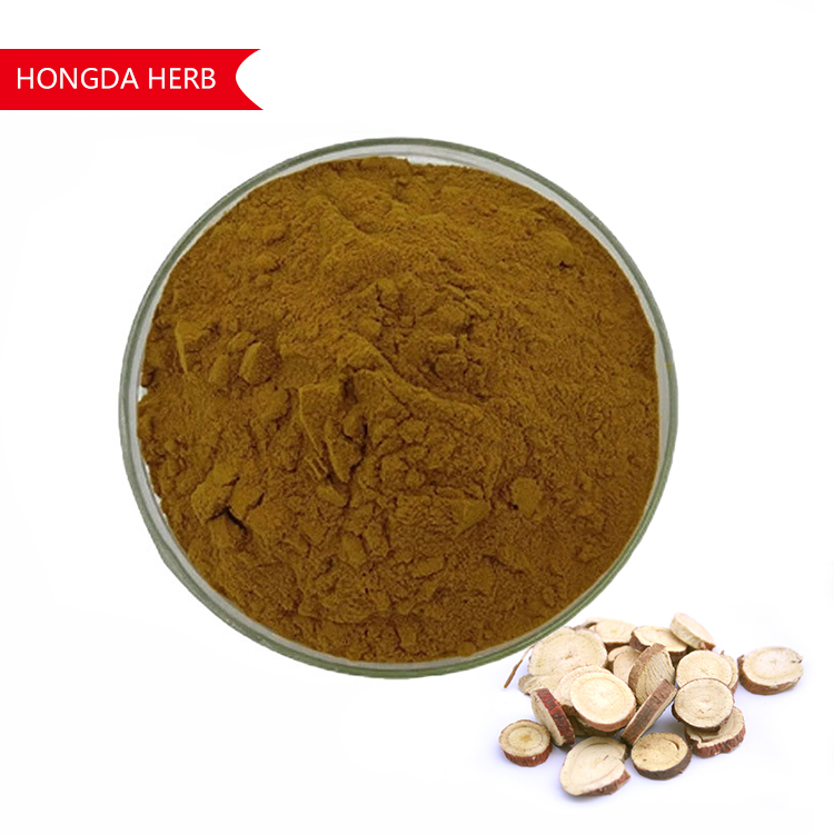 Заводская поставка, экстракт корня солодки HONGDA, порошок, экстракт солодки глицирризиновой кислоты