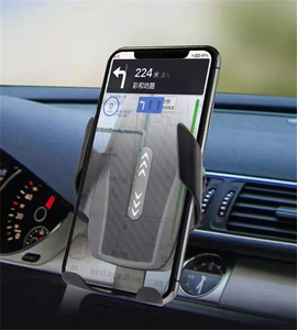 Soporte de Teléfono Móvil para Coche con Ventilación de Aire Acondicionado de <span class=keywords><strong>Fibra</strong></span> de Carbono, Soporte <span class=keywords><strong>Fijo</strong></span> Estable con Sensor de Gravedad <span class=keywords><strong>y</strong></span> Agarre Automático - Product Image 4