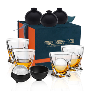Verre à whisky personnalisé de luxe torsadé, gobelet incassable, <span class=keywords><strong>Macallan</strong></span>, verres à whisky, moule à glace, ensemble de verres à whisky en Silicone - Product Image 4