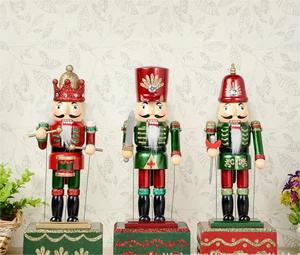 Navidad Ornements Jouet en Bois Instruments de Musique Boîte à Bijoux Musicaux Cadeau de Noël <span class=keywords><strong>Casse</strong></span>-<span class=keywords><strong>Noisette</strong></span> Noël - Product Image 2