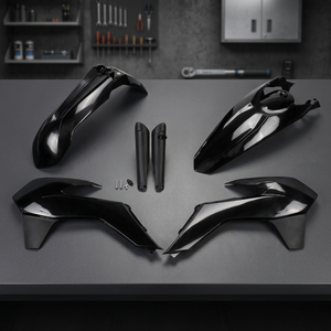 Kit di plastica nera completa per KTM EXC 200 accessori per motocicli 2016 a 2014 - Product Image 2