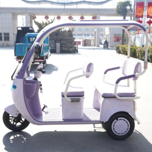 Tricycle familial, petit tricycle réglable à trois places pour 3 personnes - Product Image 4