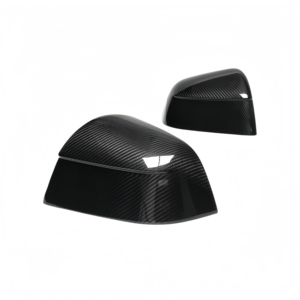 Tesla modello 3 (Highland)/Y (ginepro) specchietto laterale a secco in fibra di carbonio e Kit aerodinamico-aggiornamento Retrofit nero - Product Image 1