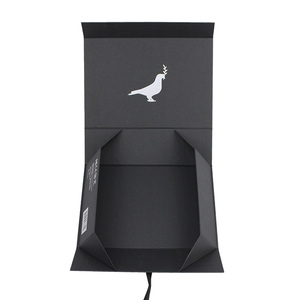 Luxury Black Custom Logo Magnetic Closure Cardboard <b>Gift</b> <b>Box</b> Packaging <b>Box</b> Foldable <b>Gift</b> <b>Box</b> - Product Image 3