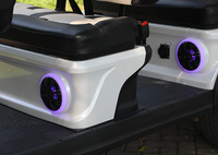 Voiturette de golf électrique HDK D5 Ranger 6 places Plus, nouveau modèle, mini-voiture, tous les sièges avant, 48V, certifiée CE