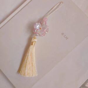 Handmade Đính Cườm Nút Đuôi Dài Pha Lê Tua Trung Quốc Phong Cách Quần Áo Phụ Kiện Tấm Khóa Làm Bằng Polyester Kim Loại - Product Image 2