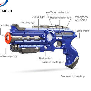 Cool en plastique cible jeu tir combat pistolet jouet électrique <span class=keywords><strong>araignée</strong></span> espace Blaster infrarouge Laser jouet pistolet pistolet - Product Image 4