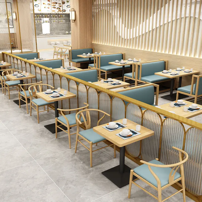 ネットレッドティーショップ鍋レストランホテル壁にシンプルなアイアンアートカードソファテーブルと椅子の組み合わせ