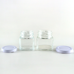 High Quality Food Storage Containers <strong>Square</strong> Glass <strong>Jar</strong> With Airtight Lids Glass <strong>Mason</strong> <strong>Jar</strong> for Honey Jam - Product Image 5