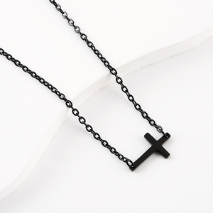 Ywyougang Collier minimaliste en acier inoxydable plaqué or avec chaîne à maillons, pendentif religieux délicat pour femme, cadeau de bijoux - Product Image 5
