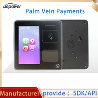Jepower biométrique POS Security Android LPD QR Scanner avec technologie Palm Vein Lecteur de codes-barres en option pour une utilisation sécurisée des paiements