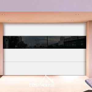 Puerta de Garaje Moderna de Aluminio con Paneles de Vidrio, Puerta de Garaje Superior de Lujo para Uso Residencial - Product Image 6