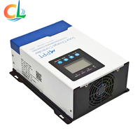 Contrôleur de charge solaire intelligent MPPT haute efficacité 30A 60A 120A Max 230V Entrée PV Régulateur solaire PV 12V 24V 36V 48V 96V