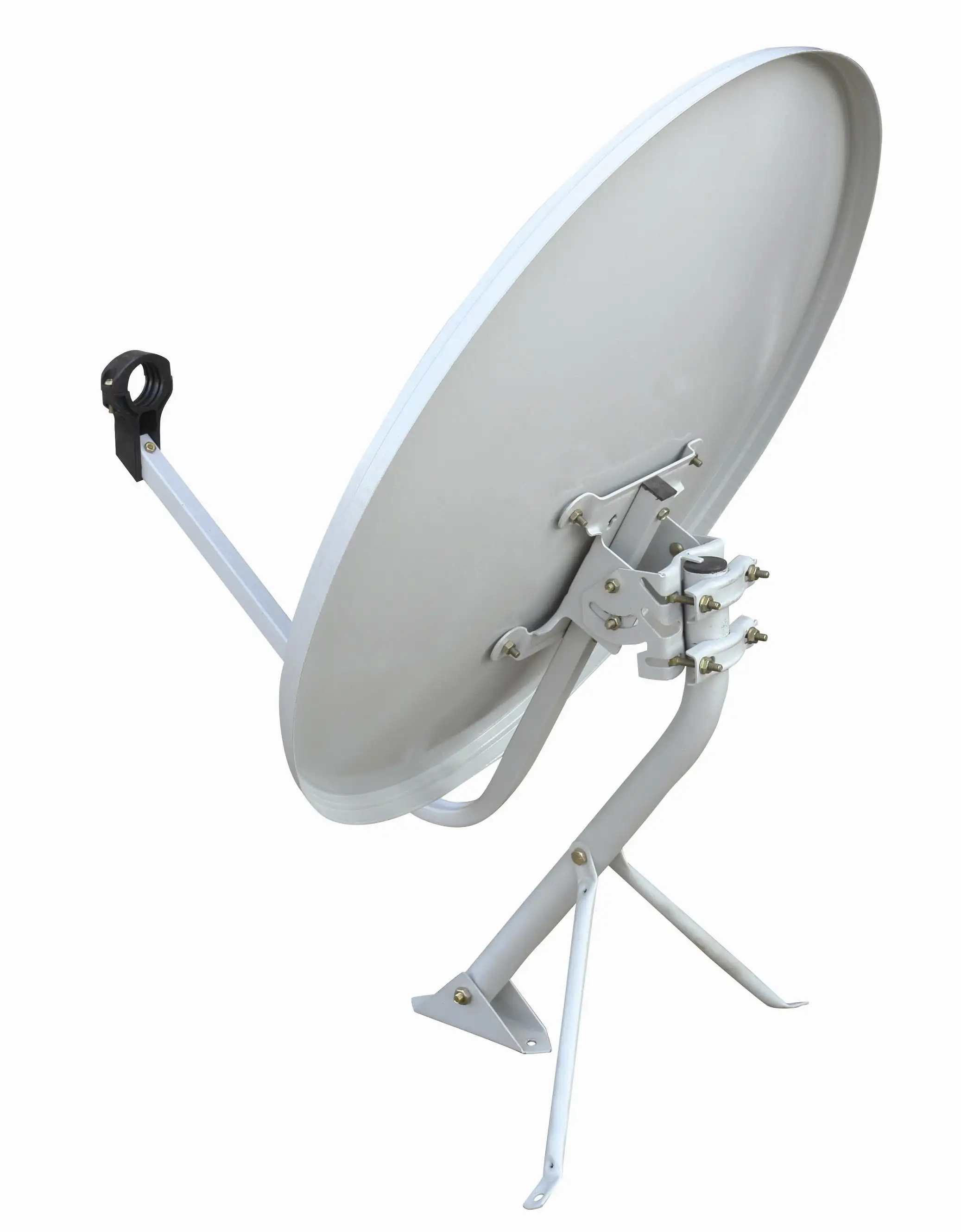 New Selling Long Range Hdtv Clear Satellite Dish Antenna Ku Band 75*80CM HD Parabolic Solid Offset Dish Antenna
