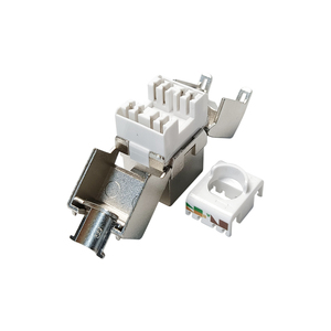 Mạng RJ45 <span class=keywords><strong>Keystone</strong></span> cat6A <span class=keywords><strong>Keystone</strong></span> <span class=keywords><strong>Jack</strong></span> RJ45 nữ kết nối cáp <span class=keywords><strong>Keystone</strong></span> RJ45 FTP <span class=keywords><strong>UTP</strong></span> - Product Image 2