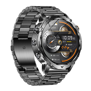 นาฬิกาสมาร์ทวอทช์รุ่น <span class=keywords><strong>AK102</strong></span> จากโรงงานโดยตรง สำหรับผู้ชาย ระบบ GPS โทรผ่านบลูทูธ หน้าจอ HD 1.7 นิ้ว กันน้ำ IP68 แบตเตอรี่ 1100mAh นาฬิกาสปอร์ต ติดตามการออกกำลังกาย - Product Image 4