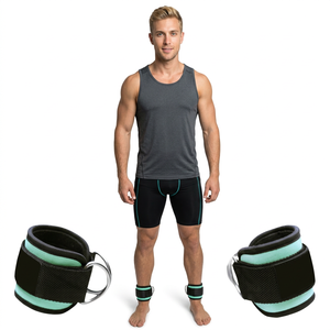 Tobillera Deportiva Unisex Ajustable y Flexible de Algodón/Poliéster con Cierre Antideslizante para Protección Profesional y Alivio del Dolor de Tobillo - Product Image 1
