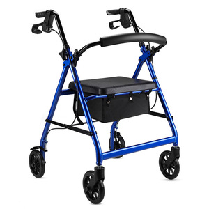 Light Weight Aluminum <b>Forearm</b> <b>Support</b> Walker Rollator Aid Cerebral Palsy Standing Frame Folding Walker for Child and Adult - Product Image 5
