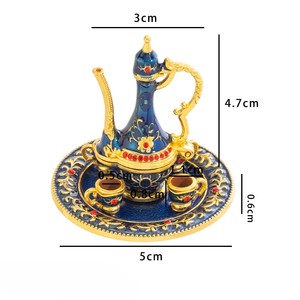 Набор волшебных светильников Aladdin в античном стиле, металлический чайник и винная чашка, Уникальная магнитная посуда для напитков для любителей чая и кофе - Product Image 5