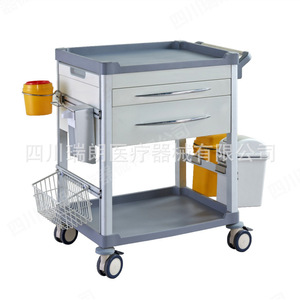 Carrito Médico Sichuan Ruilang RT-098 de Doble Capa, Silencioso, con Tablero de Escritura para Uso Hospitalario - Product Image 2