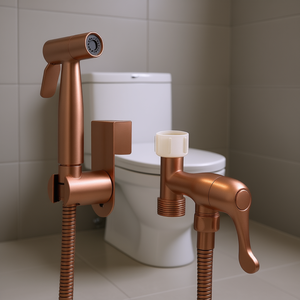 Db Handheld Bidet Sprayer Abs Wall Mounted <b>Toilet</b> <b>Cleaner</b> For Cloth Diaper Cleaning Minimalist Design Vertical Spray - Product Image 2