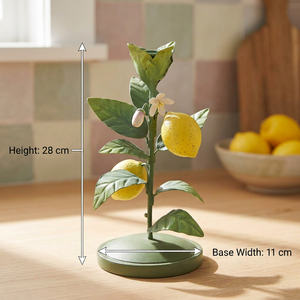 Support de bougie en forme d'arbre citronnier, en métal vert, décoration d'intérieur - Product Image 2