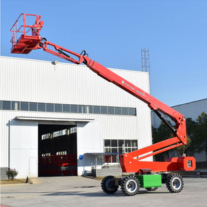Plataforma Elevadora Articulada Eléctrica de 18 m de Altura de Trabajo, Tipo Camión con Ruedas para Operaciones en Altura, Certificación CE ISO - Product Image 1