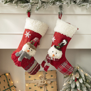 <span class=keywords><strong>Chaussettes</strong></span> de Noël sacs-cadeaux Décorations de Noël <span class=keywords><strong>Chaussettes</strong></span> de Père Noël Cartoon Décoration de scène de cadeau pour enfants - Product Image 3