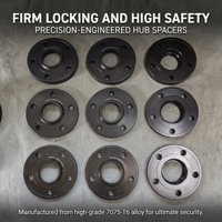 Entreprises de vente en gros OEM et ODM d'adaptateurs d'entretoises de roues, épaisseur de 12 à 20 mm, PCD 5x112, alésage central de 66,5 mm pour les moyeux de roues Mercedes-Benz Audi BMW
