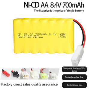 Pilas recargables <span class=keywords><strong>de</strong></span> níquel-<span class=keywords><strong>cadmio</strong></span> <span class=keywords><strong>para</strong></span> niños, 8,4 V, 700mAh, camión rc, juguete, Tren Eléctrico, juguetes, batería, AA5 - Product Image 2