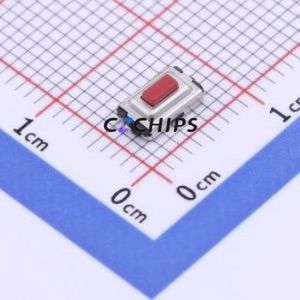TS-1107U-025E-R Tactile Switch SMD Switch Single Pole Single Throw Round Button 2.5N 6mm - Product Image 1