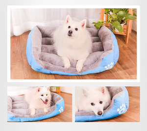 Soft Plush Donut Pet <b>Bedding</b> Winter Warm Sleeping Round <b>Fluffy</b> Pet Calming Bed Cuddler for Puppy Dogs - Product Image 6
