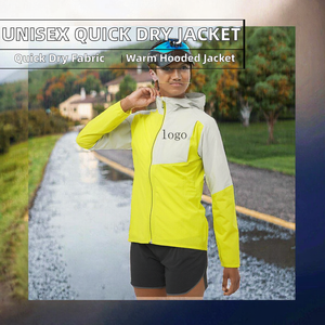 Chaqueta Cortavientos Unisex de Alta Calidad, Secado Rápido, con Capucha, para Deportes, Correr, Impermeable, Ligera, con Cierre Frontal, Proveedor de Logotipos Personalizados - Product Image 2