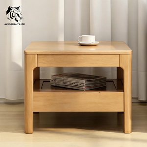 Fournisseur chinois, prix avantageux, table basse sur mesure en stock, prête à être expédiée, nouveau design, meubles de salon, table à thé en bois. - Product Image 1