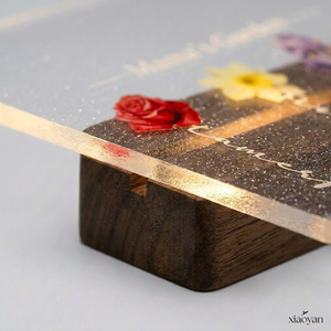 Plaque lumineuse en acrylique personnalisée Feng Shui Jardin de Grand-Mère, impression UV |   Cadeau personnalisé pour <span class=keywords><strong>la</strong></span> fête des mères 2026 |   Décoration florale de nuit - Product Image 3