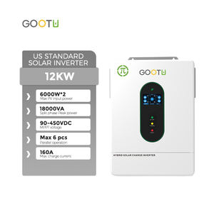 Gootu SPI Serisi 12Kw Hepsi Bir Arada İnverter Paralel 7.2Kw 10Kw 12000W Çift Mppt Tek Fazlı Hibrit Güneş İnverteri PV Sistemleri için - Product Image 2