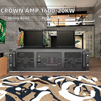 Amplificateur de Puissance Professionnel 1600W-20000W 3000 Watts avec Impédance 8 Ohm Stéréo 2x4500W 2x3000W 10500W 7000W