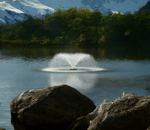 Nouveau style de fontaine musicale flottante magique en acier inoxydable produit de jardin et d'hôtel de taille personnalisée avec matériau en pierre - Product Image 1