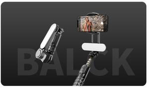 Stabilisateur Bt à cardan portable Q09, perche de Selfie à axe unique, Anti-trépied avec lumière de remplissage Led pour Iphone, Android, <span class=keywords><strong>Huawei</strong></span> - Product Image 6