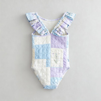 Maillots de bain personnalisés et élégants pour adolescentes et enfants, en couleur personnalisée et style une pièce, avec protection UV et caractéristiques écologiques