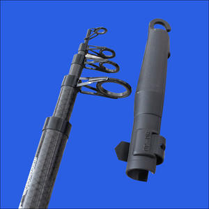 Canna da Pesca Telescopica in Carbonio 3m con Manico Composito Super Resistente per la Pesca a Spinning in Lago e Fiume - Product Image 5