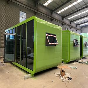 Maison préfabriquée moderne en panneaux sandwich en acier pliables, conteneur de 20 pieds, 40 pieds, maison mobile, bureau, capsule, cabine - Product Image 1