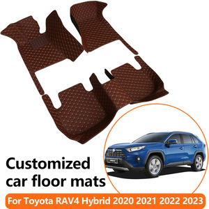 Alfombrillas de coche personalizadas nuevas para volante a la izquierda, impermeables, duraderas, para Toyota <span class=keywords><strong>RAV4</strong></span> Hybrid 2020 2021 2022 <span class=keywords><strong>2023</strong></span> - Product Image 2