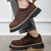 Mocassins classiques pour hommes de style designer de haute qualité, en cuir et daim, chaussures habillées décontractées pour hommes